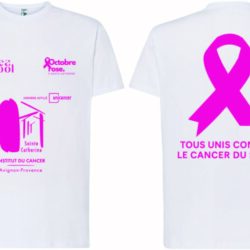 T-Shirt "Octobre Rose" BLANC