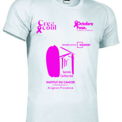 T-Shirt "Octobre Rose" BLANC  SPORT