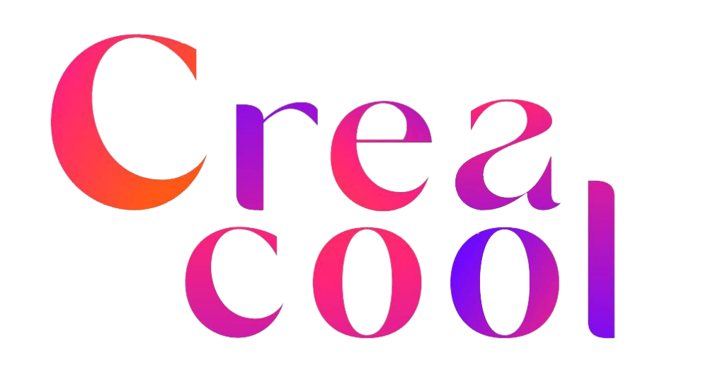 Logo officiel de l'entreprise Creacool en PNJ avec un fond en transparence.