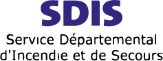 Logo de l'entreprise SDIS, Service Départemental d'Incendie et de Secours, vectorisé et sous forme de PNJ. Creacool travaille pour une trentaine de leurs enseignes.