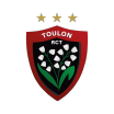 Logo vectorisé et sous forme de PNJ, du club de rugby de Toulon, le RCT. Creacool a déjà créé des mascottes et personnalisé certains maillots.