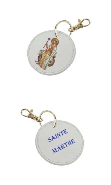 Porte-clé pour la "Sainte Marthe", créée par Creacool.
